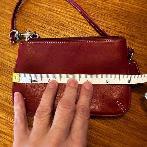 Coach wristlet - deep red - Picture 3 of 7